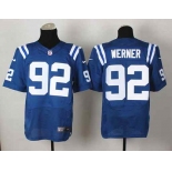 nike nfl jerseys indianapolis colts #92 werner blue[Elite][werner]