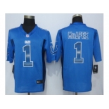 2015 new nike indianapolis colts #1 mcafee blue strobe jerseys[limited]