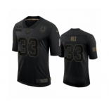 Indianapolis Colts #33 Roosevelt Nix Black 2020 Salute to Service Limited Jersey