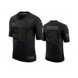 Indianapolis Colts #58 Bobby Okereke Black 2020 Salute to Service Limited Jersey