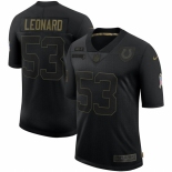 Men Indianapolis Colts #53 Darius Leonard Nike 2020 Salute To Service Limited Jersey Black