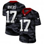 Men New Nike Indianapolis Colts #17 Rivers 2020 Nike 2ndCamo Salute to Service Limited