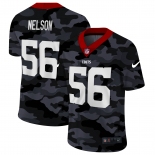 Men New Nike Indianapolis Colts #56 Nelson 2020 Nike 2ndCamo Salute to Service Limited