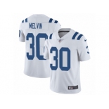 Men Nike Indianapolis Colts #30 Rashaan Melvin White Vapor Untouchable Limited Player NFL Jersey