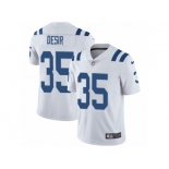 Men Nike Indianapolis Colts #35 Pierre Desir White Vapor Untouchable Limited Player NFL Jersey