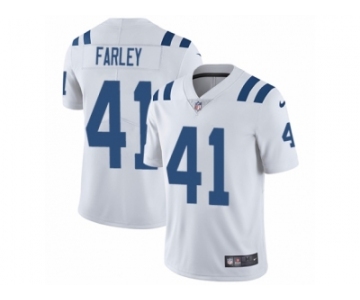 Men Nike Indianapolis Colts #41 Matthias Farley White Vapor Untouchable Limited Player NFL Jersey