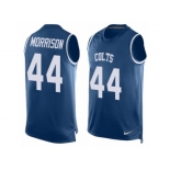 Men Nike Indianapolis Colts #44 Antonio Morrison Limited Royal Blue Player Name & Number Tank Top NFL Jersey