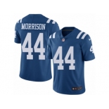 Men Nike Indianapolis Colts #44 Antonio Morrison Limited Royal Blue Rush Vapor Untouchable NFL Jersey