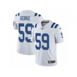 Men Nike Indianapolis Colts #59 Jeremiah George White Vapor Untouchable Limited Player NFL Jersey