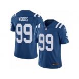 Men Nike Indianapolis Colts #99 Al Woods Royal Blue Team Color Vapor Untouchable Limited Player NFL Jersey