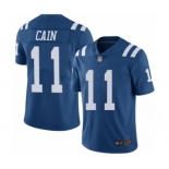 Men's Indianapolis Colts #11 Deon Cain Limited Royal Blue Rush Vapor Untouchable Football Jersey