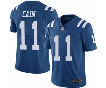 Men's Indianapolis Colts #11 Deon Cain Limited Royal Blue Rush Vapor Untouchable Football Jersey