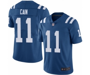 Men's Indianapolis Colts #11 Deon Cain Royal Blue Team Color Vapor Untouchable Limited Player Football Jersey