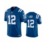 Men's Indianapolis Colts #12 Andrew Luck Blue 2023 F.U.S.E Vapor Untouchable Stitched Football Jersey