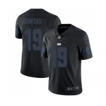 Men's Indianapolis Colts #19 Johnny Unitas Limited Black Rush Impact Football Jersey