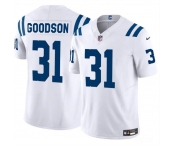 Men's Indianapolis Colts #31 Tyler Goodson White 2024 F.U.S.E. Vapor Limited Stitched Football Jersey