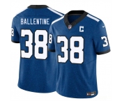 Men's Indianapolis Colts #38 Corey Ballentine Blue 2025 F.U.S.E. Throwback Vapor Limited Football Stitched Jersey