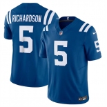 Men's Indianapolis Colts #5 Anthony Richardson Blue 2023 F.U.S.E. Vapor Untouchable Football Stitched Jersey