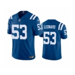 Men's Indianapolis Colts #53 Shaquille Leonard Blue 2023 F.U.S.E Vapor Untouchable Stitched Football Jersey