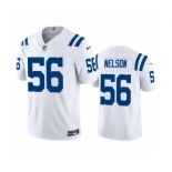 Men's Indianapolis Colts #56 Quenton Nelson White 2023 F.U.S.E Vapor Untouchable Stitched Football Jersey