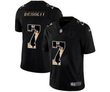 Men's Indianapolis Colts #7 Jacoby Brissett Limited Black Statue of Liberty Football Jersey