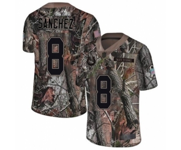 Men's Indianapolis Colts #8 Rigoberto Sanchez Limited Camo Rush Realtree Football Jersey