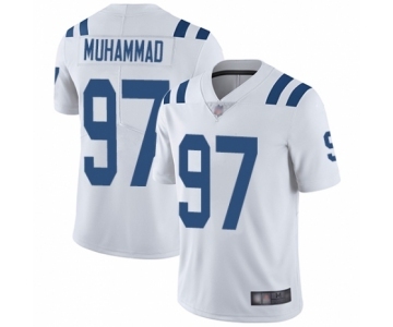 Men's Indianapolis Colts #97 Al-Quadin Muhammad White Vapor Untouchable Limited Player Football Jersey