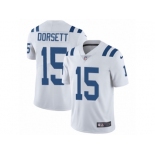 Men's Nike Indianapolis Colts #15 Phillip Dorsett Vapor Untouchable Limited White NFL Jersey