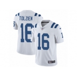 Men's Nike Indianapolis Colts #16 Scott Tolzien Vapor Untouchable Limited White NFL Jersey