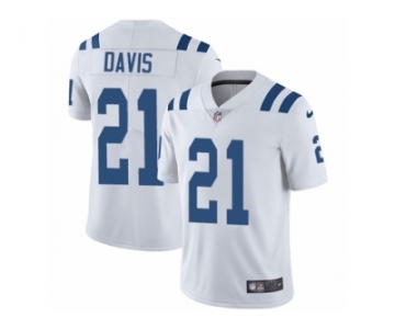 Men's Nike Indianapolis Colts #21 Vontae Davis Vapor Untouchable Limited White NFL Jersey