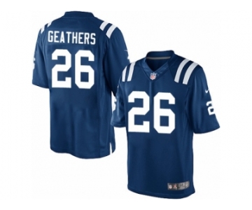 Men's Nike Indianapolis Colts #26 Clayton Geathers Limited Royal Blue Team Color NFL Jersey