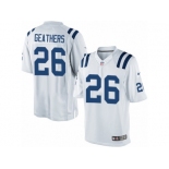 Men's Nike Indianapolis Colts #26 Clayton Geathers Limited White NFL Jersey