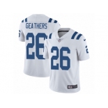 Men's Nike Indianapolis Colts #26 Clayton Geathers Vapor Untouchable Limited White NFL Jersey