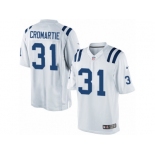 Men's Nike Indianapolis Colts #31 Antonio Cromartie Limited White NFL Jersey