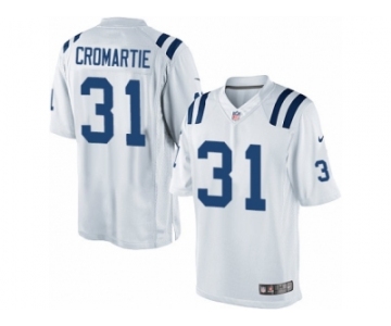 Men's Nike Indianapolis Colts #31 Antonio Cromartie Limited White NFL Jersey