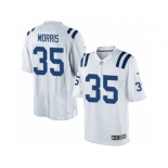 Men's Nike Indianapolis Colts #35 Darryl Morris Limited White NFL Jersey