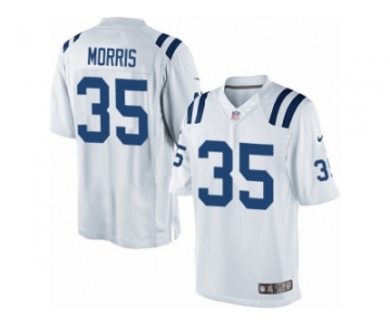 Men's Nike Indianapolis Colts #35 Darryl Morris Limited White NFL Jersey