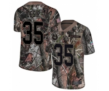 Men's Nike Indianapolis Colts #35 Pierre Desir Limited Camo Rush Realtree NFL Jersey