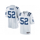 Men's Nike Indianapolis Colts #52 Barkevious Mingo Limited White NFL Jersey