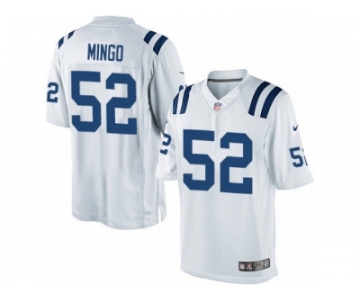 Men's Nike Indianapolis Colts #52 Barkevious Mingo Limited White NFL Jersey