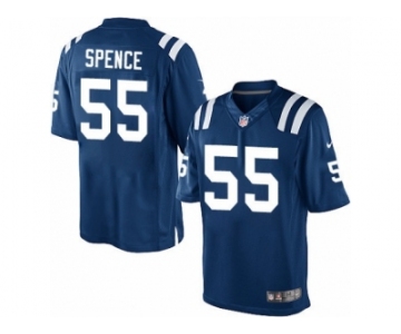 Men's Nike Indianapolis Colts #55 Sean Spence Limited Royal Blue Team Color NFL Jersey