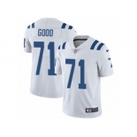 Men's Nike Indianapolis Colts #71 Denzelle Good Vapor Untouchable Limited White NFL Jersey