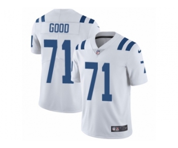 Men's Nike Indianapolis Colts #71 Denzelle Good Vapor Untouchable Limited White NFL Jersey