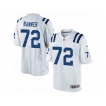 Men's Nike Indianapolis Colts #72 Zach Banner Limited White NFL Jersey