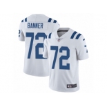 Men's Nike Indianapolis Colts #72 Zach Banner Vapor Untouchable Limited White NFL Jersey