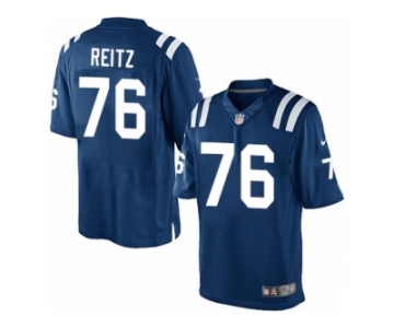 Men's Nike Indianapolis Colts #76 Joe Reitz Limited Royal Blue Team Color NFL Jersey