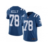 Men's Nike Indianapolis Colts #78 Ryan Kelly Limited Royal Blue Rush NFL Jersey