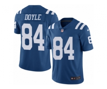 Men's Nike Indianapolis Colts #84 Jack Doyle Limited Royal Blue Rush NFL Jersey