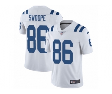 Men's Nike Indianapolis Colts #86 Erik Swoope Vapor Untouchable Limited White NFL Jersey