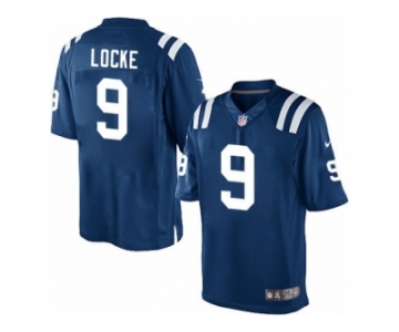 Men's Nike Indianapolis Colts #9 Jeff Locke Limited Royal Blue Team Color NFL Jersey